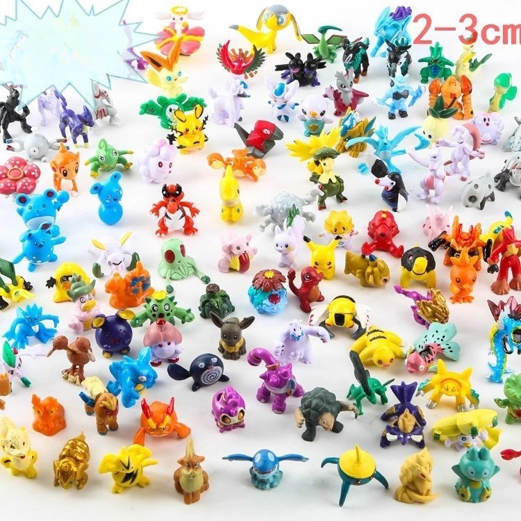 Product Mô Hình PokeMon, Bộ 144 Pokemon khác nhau, Ngâu Nhiên 1 Nhân Vật, Mô Hình Decor Trang Trí, Bộ Sưu Tập Nhân Vật