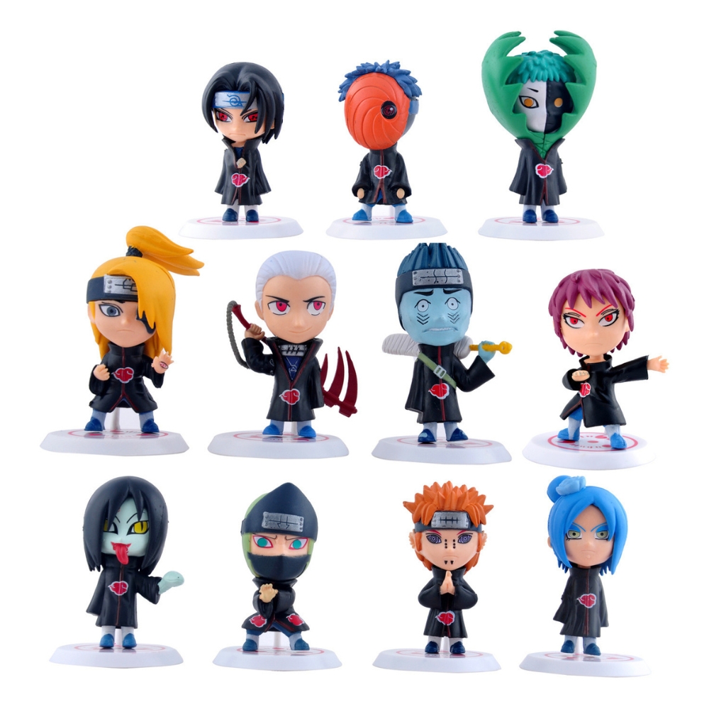 Product Mô hình Naruto Bộ 11 các nhân vật Naruto - Cao 6-7cm - Figure Naruto